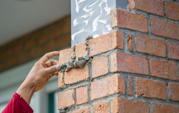 Brick Pillar Repair in Yorba Linda