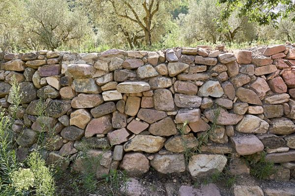 Stone Wall Building