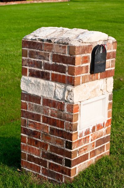 Brick Mailbox Installation in Yorba Linda