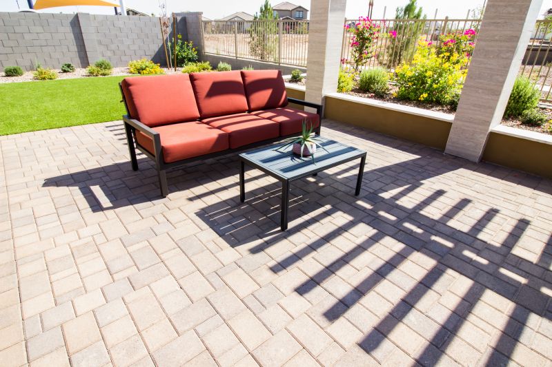Patio Paving with Brick